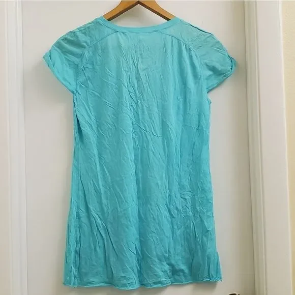 New with tags Da-Nang blue short sleeves tee size S - Picture 3 of 7